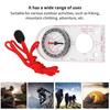 Orienteering Compass Portable Lightweight Durable Waterproof Hiking Compass for Various Outdoor Activities