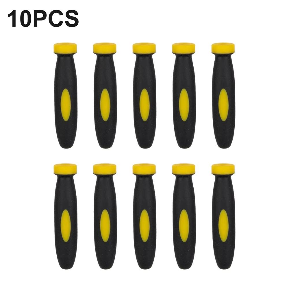 

10Pcs 3mm Hole Dia Files Handles Rubber Hardware Tool Accessory Durable File Grip For Small Files