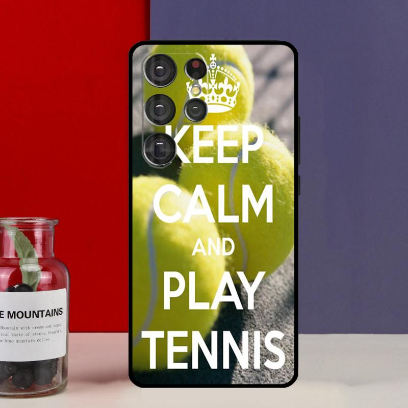 Tennisball Bewegung Funda Hülle Für Samsung Galaxy S25 Ultra S9 S10 S20 S22 Plus S21 FE S23 S24 Ultra Handyhülle