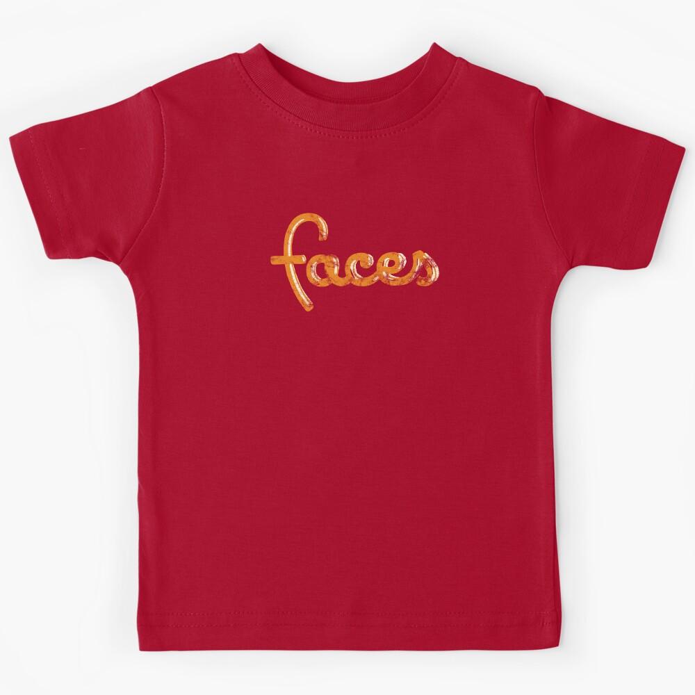 Faces - Vintage, Distressed from the 1970s Kids T-Shirt 160