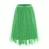 Spring Summer Single-layer Skirts Tutu Skirts Puff Skirts Star and Moon Sequin Multi-panel Tulle  Fluffy Layered Tulle Tutu Skirt