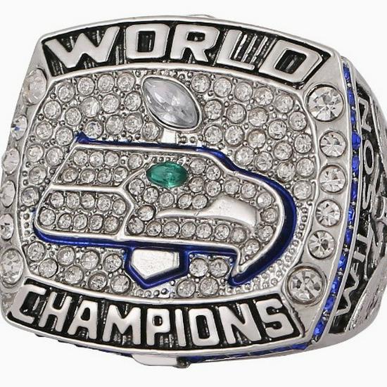 Mistrovský prsten NFL Seattle Seahawks 2013 – Populární retro styl