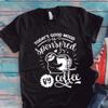 Todays Good Mood Sponsored By Coffee Sloth Black T Shirt Vintage Homme Streetwear Soft Breathable