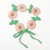 Countryside Style Crochet Hair Bands French Hair Scarf Fashion Flower Hair Bands  Girl