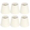 6PCS Nordic Simple Cloth Lamp Shades Art Decor Light Shade Lampshades for E14 Wall Lamp Chandelier
