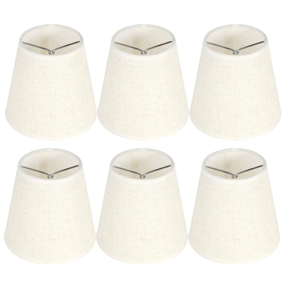 6PCS Nordic Simple Cloth Lamp Shades Art Decor Light Shade Lampshades for E14 Wall Lamp Chandelier