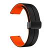 Zweifarbige weiche Silikon-Uhrenarmbänder für Amazfit Cheetah (Quadrat) Magnetischer Schnallenriemen für Amazfit GTR Mini/GTS 2 3 4/Bip 3 Pro