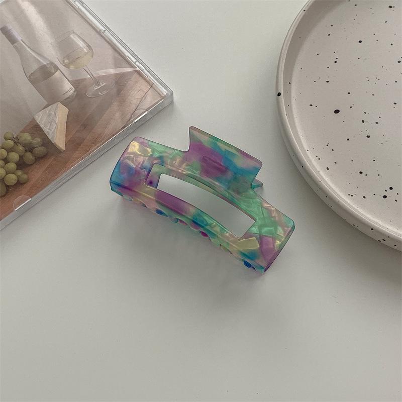 Korean Imitation Acetate High-End Shark Hair Clip - Elegant Hair Accessory for Stylish Looks