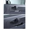 For Fiat 500 2010-2024 ABS Carbon Fiber Car Inside Handle Panel Frame Cover Trim Sticker Car  Accessories