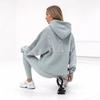 Thick Hooded Long Sleeve Oversized Graphic Sweatshirt Women Motorcycle Casual Wear
