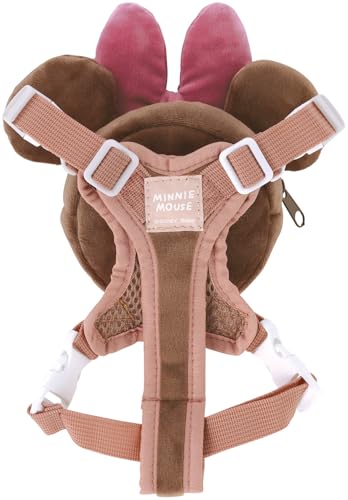 Skater Walking Backpack Harness for Extra Small Dogs, Disney Minnie Mouse Design, PRYU1