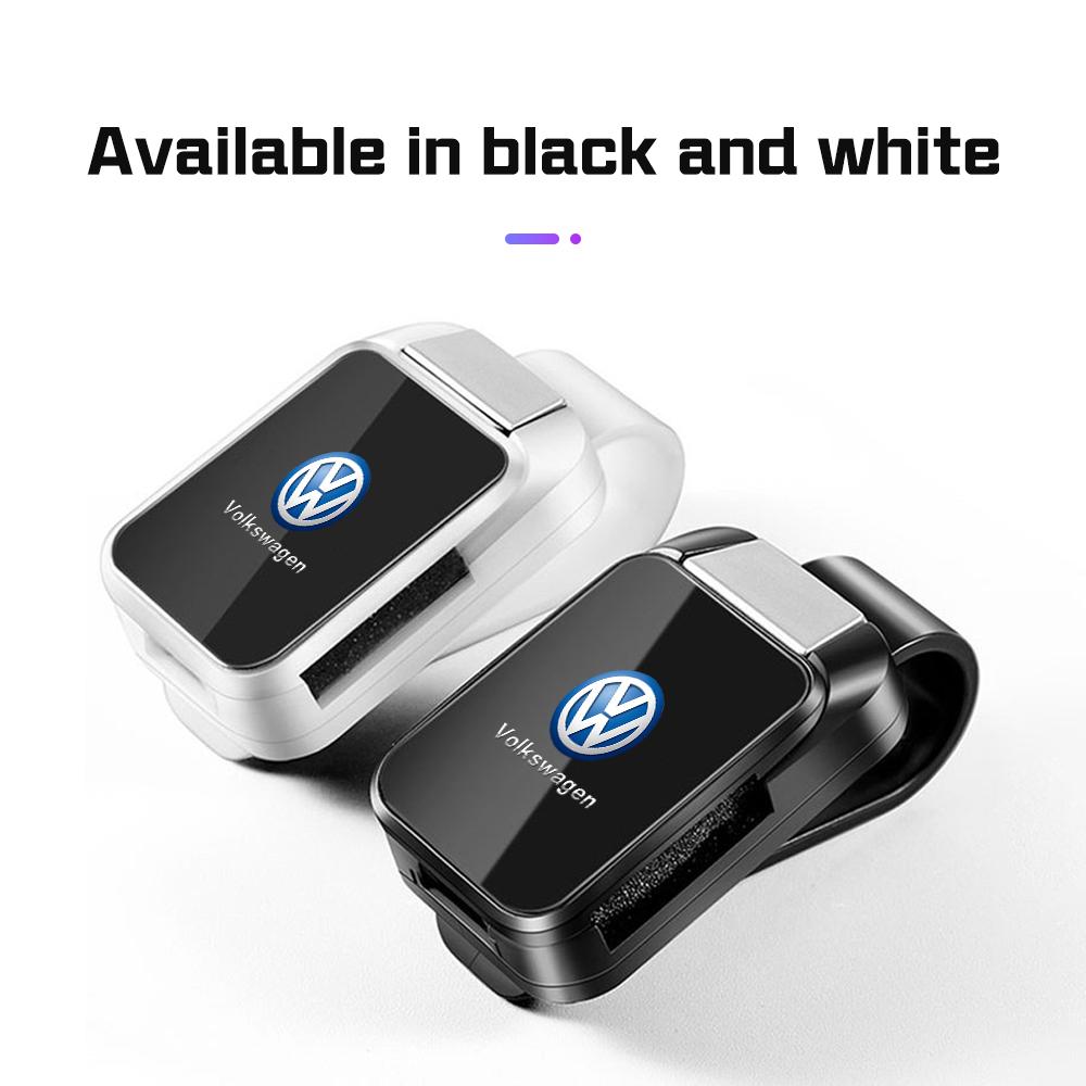 DOG1 For Volkswagen VW id3 Polo Tiguan Jetta Lavida Passat Golf 8 5 7 6 4 Car Visor Glasses Clips Interior Eyeglasses Storage Holder