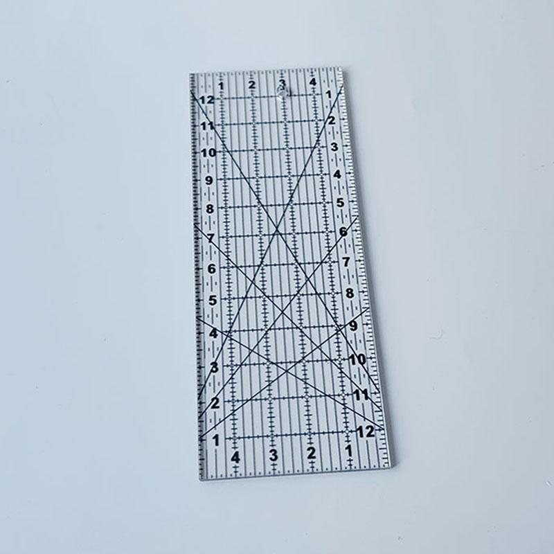 Creative Basket Pattern Template Multifunctional Acrylic Handmade Sewing Ruler Basket Quilting Basket Pattern Template