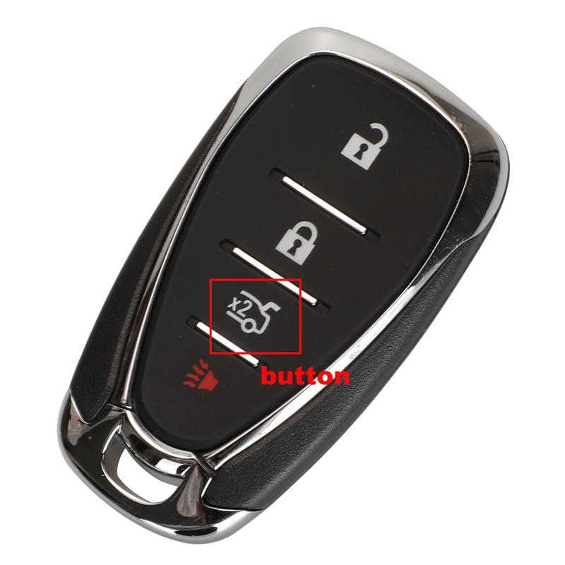 Jingyuqin 2/4/5/6 Buttons Remote Car Key Shell Fob Case For Chevrolet Camaro Equinox Cruze Malibu Spark Smart Key NO LOGO