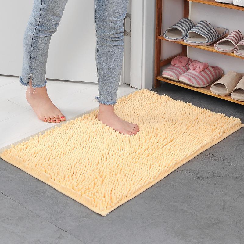 Hot-Selling Chenille Absorbent Anti-Slip Mat for Bedroom, Entrance, Bathroom & Bathtub