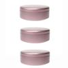 3Pcs Round Tea Cake Tin Tinplate Candy Biscuit Packaging Box Durable Cookie Storage Boxes  Gifts