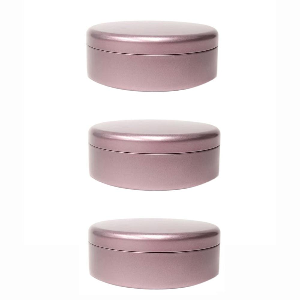 3Pcs Tinplate Cookie Storage Boxes Round Candy Biscuit Packaging Box Durable Tea Cake Tin  Gifts