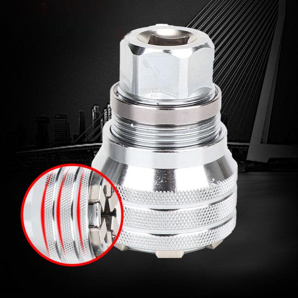 Single-Hand Operation Adjustable Socket Wrench Set Multi-Function Socket Adapter  Automotive