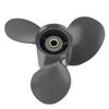 Outboard Propeller 3 Blades Aluminum Alloy Copper Outboard Replacement for Outboard 8‑20HP