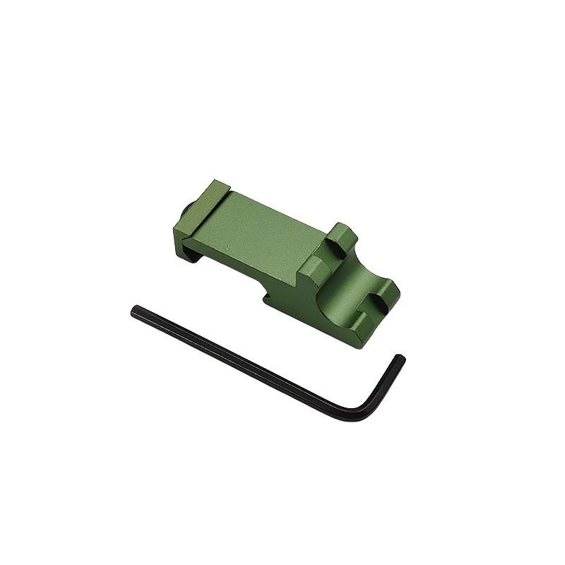 45 Degree Inclined Rail Flashlight Dd/Pro/Kac Machine Sight Side Rail Adapter 20Mm Aluminum Alloy