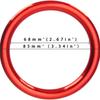 Decorative Air Vent Ring for 18-23 Jeep Wrangler JL JLU Center Console