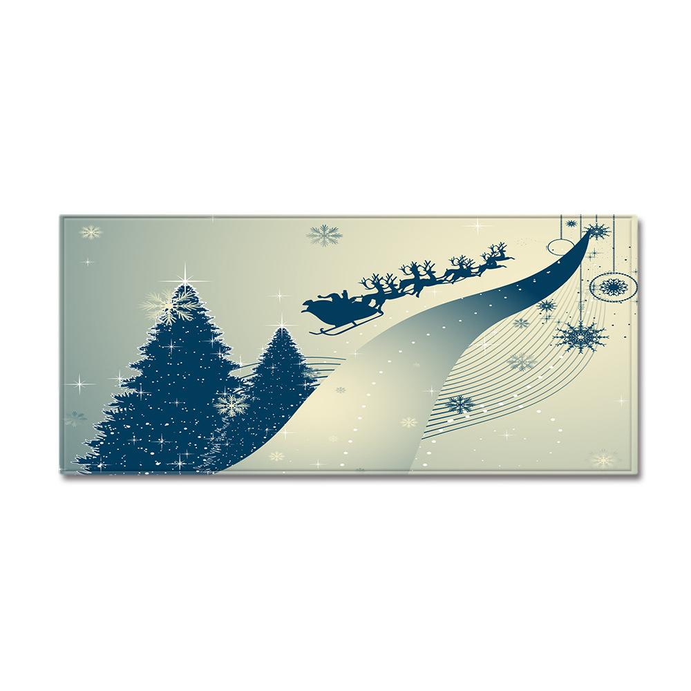 Christmas Kitchen Sand Carpet Doormat Long Floor Mat