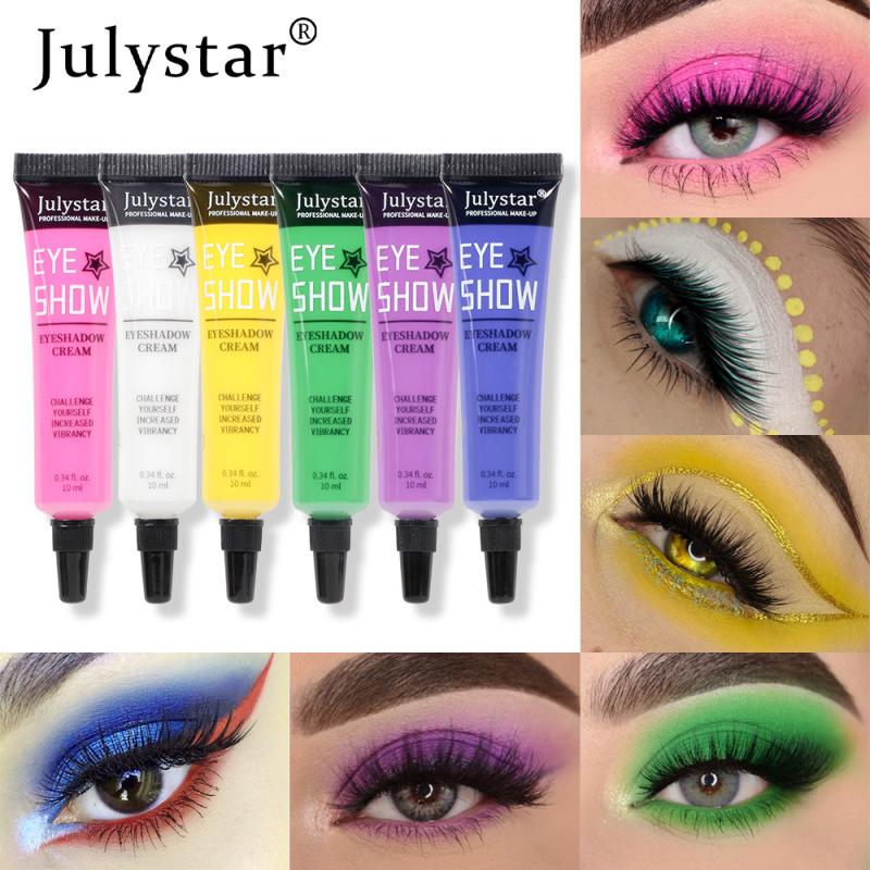

Julistar красочные водостойкие долговечные не размазанные жидкие тени для макияжа глаз матовые кремовые тени для век против пота