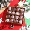 16pcs 6cm Christmas Hanging Balls Set Foam Xmas Tree Ornaments Christmas Balls Pendant  Party Favors
