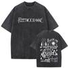 Fleetwood Mac Rumours Stevie Nicks T-shirt Vintage Washed Oversized Streetwear Men Women Summer Cotton Short Sleeve Graphic Tee