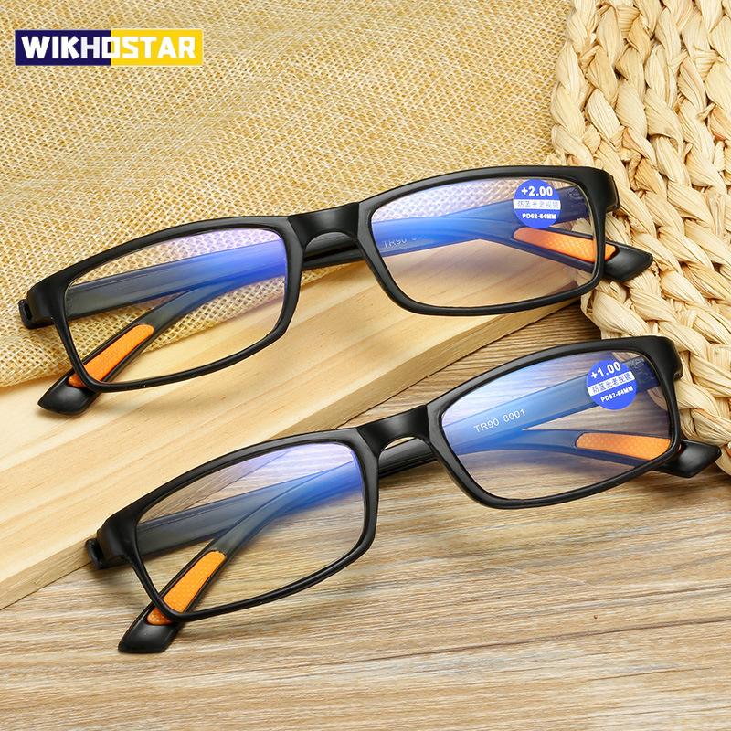 Ultralight Anti Blue Light Men Presbyopia Reading Glasses +1.0~+4.0