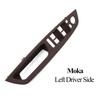 LHD Upgraded Inner Door Armrest Window Switch Panel Handle Pull Trim Leather Outer Cover Replacement For BMW X5 X6 E70 E71 E72