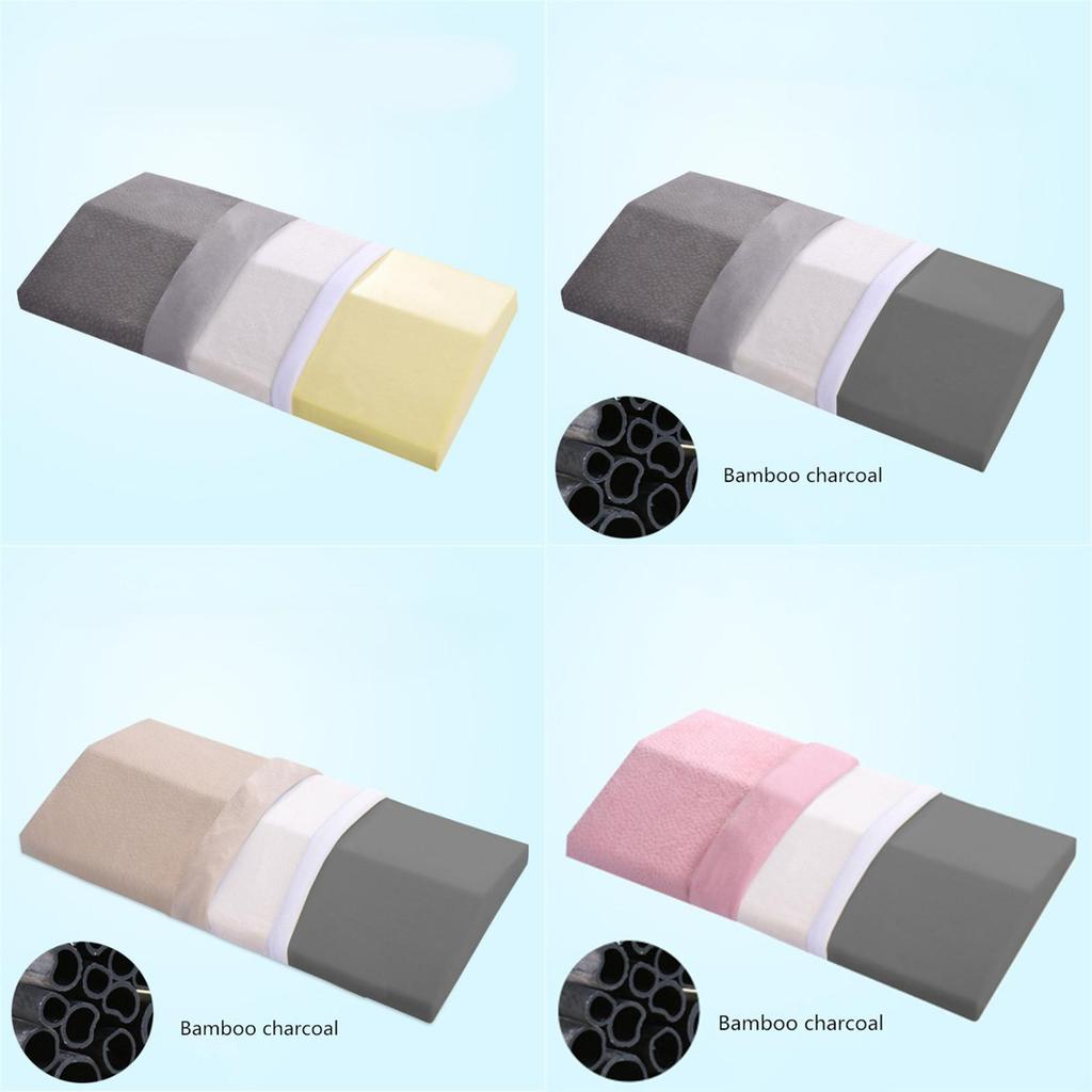 Premium Memory Foam Lumbar Support Wedge Pillow For Ultimate Back And Leg Comfort