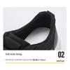 Herrenschuhe Sommer Atmungsaktive Slip-on Loafer Canvas Schuhe Männer mit Dicker Sohle Sportschuhe Daddy Schuhe