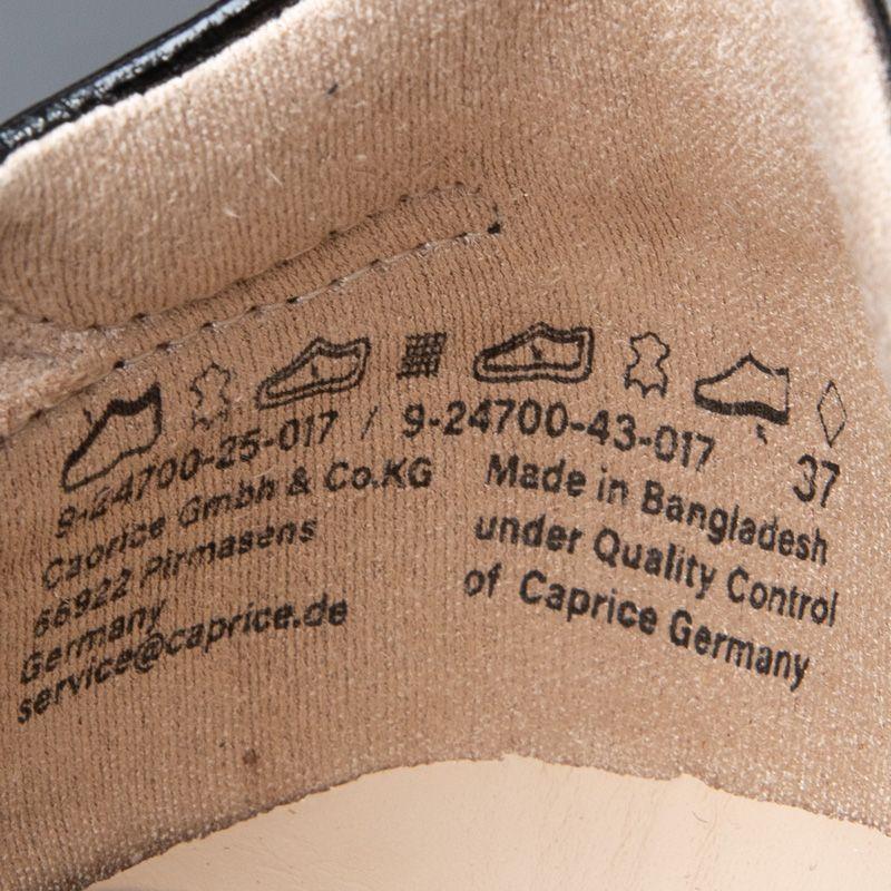 Basket black naplak 92376245 t36/41 Femme CAPRICE