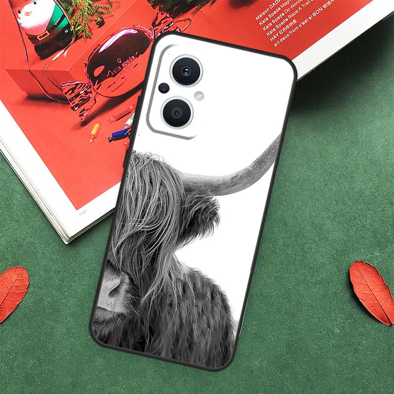 Highland Cows Case For OPPO Reno 7 8 Lite 8T 10 11 12 13 Pro 12F 13F 14F OPPO Find X8 X6 X5 X9 Pro Cover