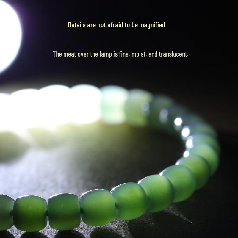Hetian Jade Verlaufsperlenarmband - Retro Nationalstil Geschenk für Sie
