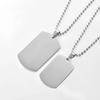 Stainless Steel Pet Metal Id Tag Anti-Loss Dog Name Plate Engraved Tag