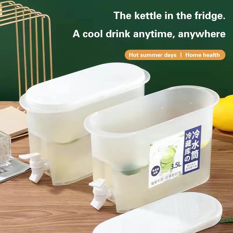 

Ведро для холодной воды 3,5/5 л с краном, кувшин для холодильника, диспенсер для воды, чайник, контейнер для летнего фруктового сока, кувшин для холодильника