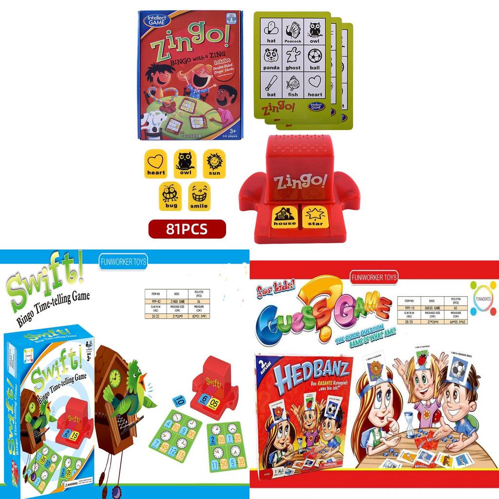 Kinder Zingo Interaktives Buchstaben-Zuordnungs-Kartenspiel Kunststoff Pädagogisches Spielzeug Für Frühes Lernen