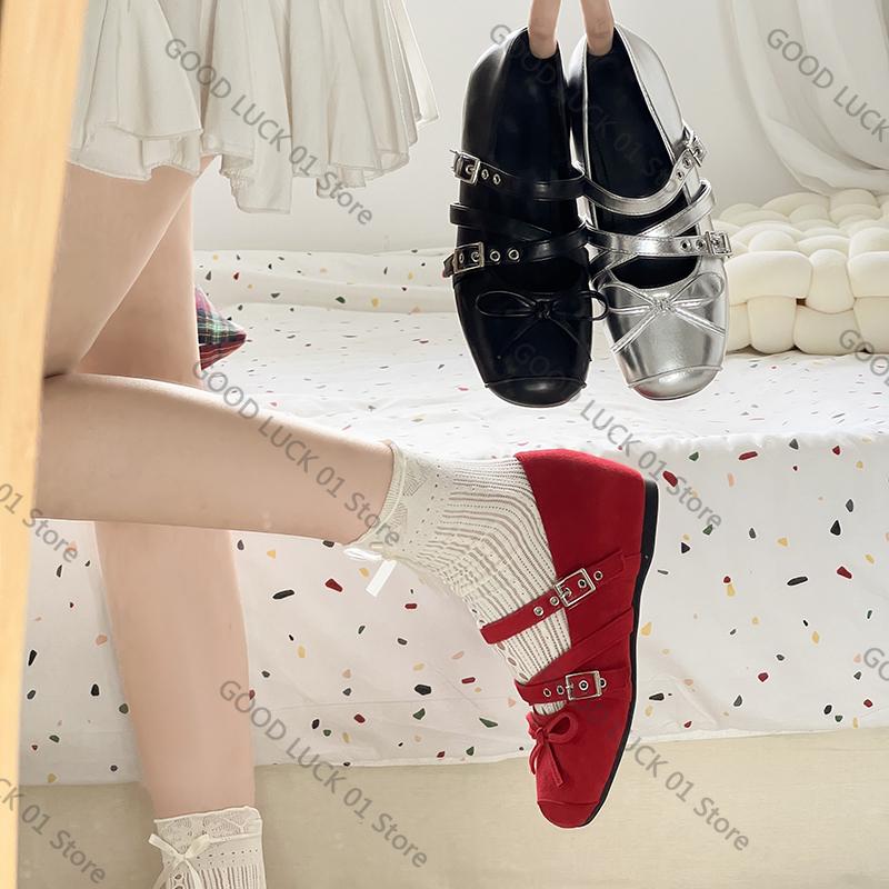 Fashion 2025 Spring Autumn New Butterfly-knot Women Flats Concise Ladies Ballet Style Shoes Eelgant Dress Shoes
