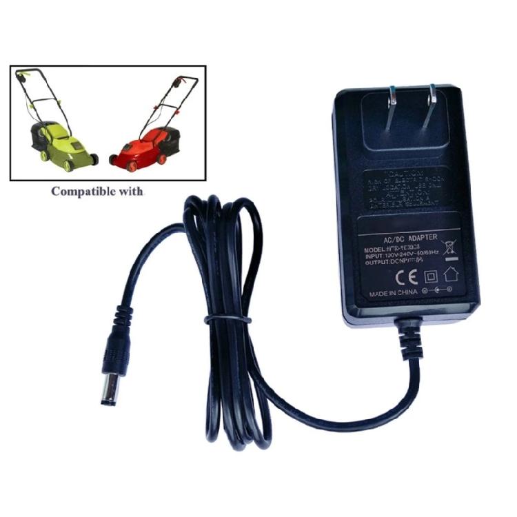 Compatible Charger for SunJoe MJ401CXR POwer Supply Power 110V-240V 50/60Hz