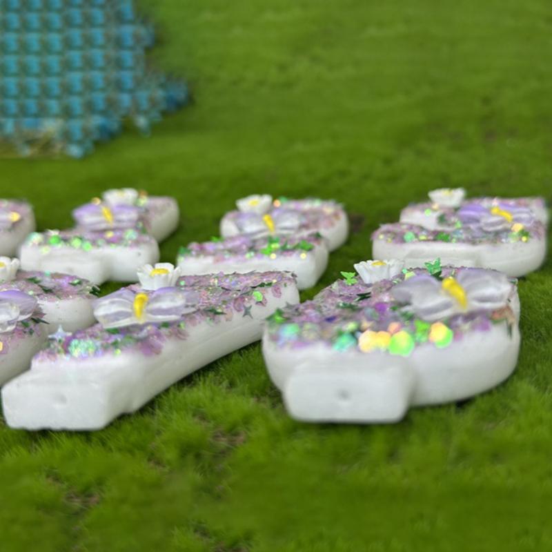 1PC Reusable Birthday Candle Set Food-Safe Plastic Material Custom Age Candles for Cakes Reusable 7.5x4cm