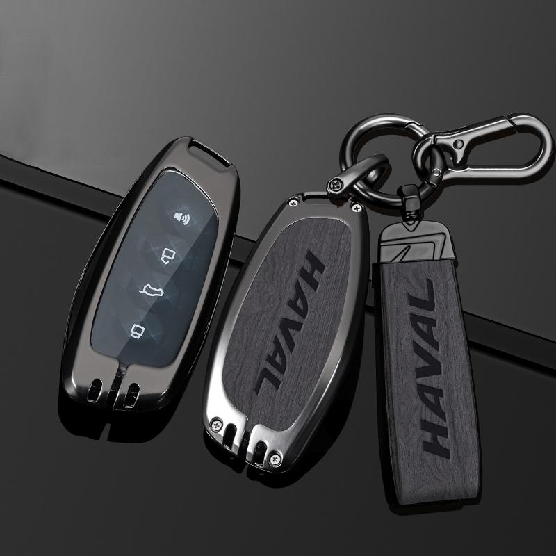 Zinc Alloy New Leather Car Key Case Cover for Great Wall Haval/Hover H1 H6 H7 H4 H9 F5 F7 H2S Car-covers Shell Auto Accessories