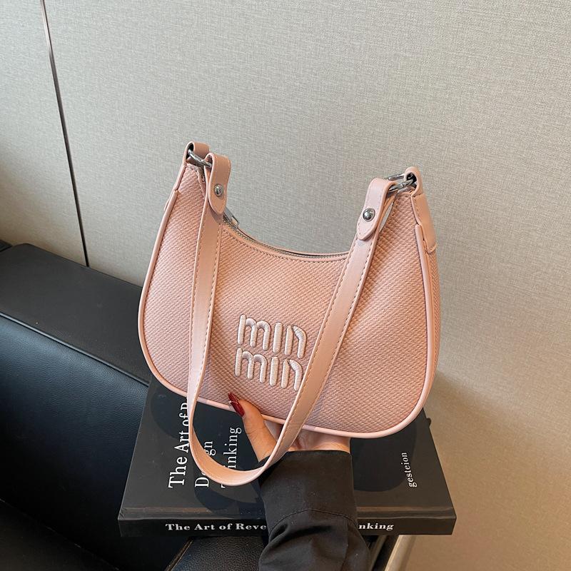 High-end niche bag women's autumn and winter new retro shoulder messenger bag dumpling bag