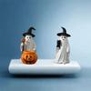 Creative Halloween Statue Resin Small Sculpture Funny Ghost Pumpkin Figurine  Office