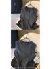 2025 Grey Ear-Side Cape Vest: Stylish High-End Autumn Short Jacket