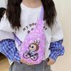 Single Shoulder Print Crossbody Chest Bag For Kids Nylon Durable Gift