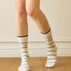 NMOO.OU S40_NMOU STRIPE GOLGI SOCKS