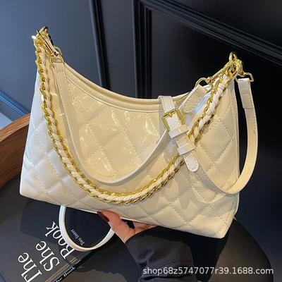 Xiaoxiang Fengling Lingge Underarm Bag 2025 Spring New Korean Fashion Versatile Shoulder Bag Niche Cross Women's Bag