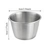 6 Pcs 70ml Dipping Sauce Bowls Leakproof Stainless Steel Sauce Cups  Outdoor Activities